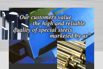 Our customers value the high and reliable quality of special steels marketed by us.